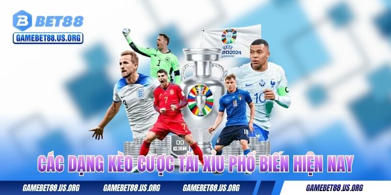 Các dạng kèo cược Tài Xỉu phổ biến hiện nay